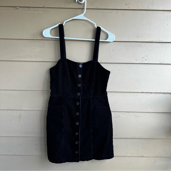 Forever 21 Black Courdory Mini Dress - Size M - Picture 1 of 5